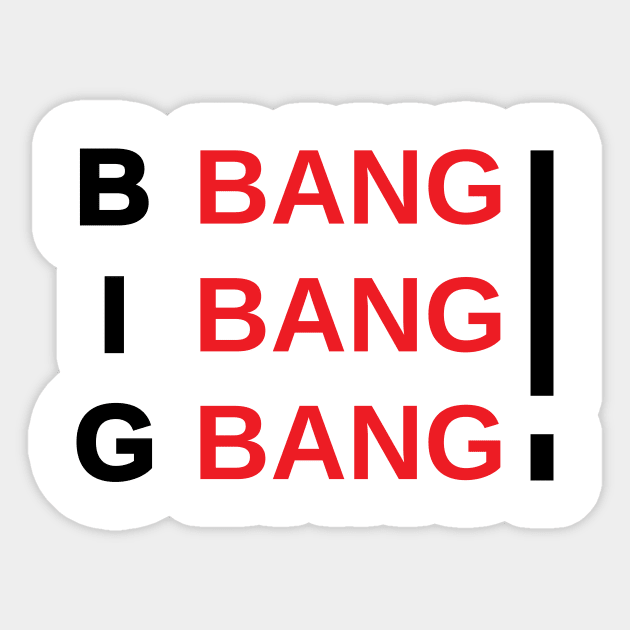 Big Bang Sticker by Marija154